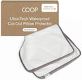Coop Home Goods Ultra-Tech Waterproof Cut-Out Pillow Protector – Zippered Cover by CoopSleepGoods