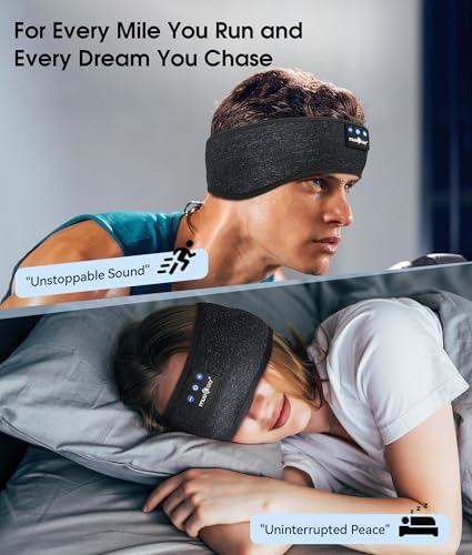 MUSICOZY Bluetooth 5.4 Sleep Headphones Headband Sports Wireless Audio - Image 2