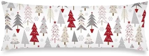 Christmas Body Cover 20x54 Case, Tree Cushion Long Pillowcase by MATEKULI