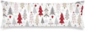 Christmas Body Cover 20x54 Case, Tree Cushion Long Pillowcase by MATEKULI