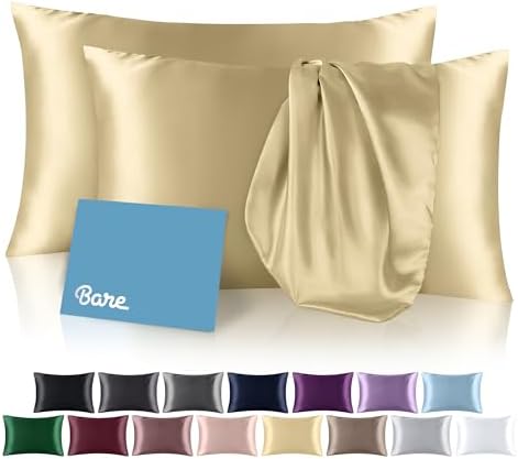Bare Home Satin Pillowcases Envelope by BareHome