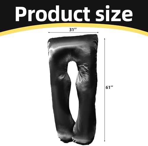 BALAPET Silky Satin Pregnancy Pillow Cover, U Shaped Luxurious Smooth Maternity - Image 5