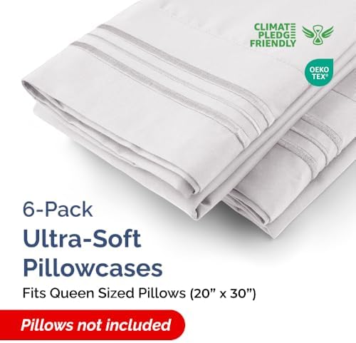 Queen Pillow Cases Set of 6 - Image 2