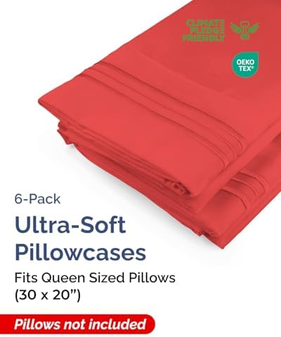 Queen Pillow Cases Set of 6 - Image 2