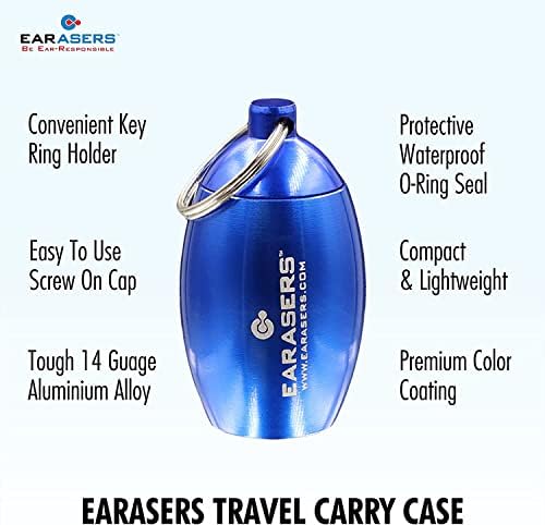 Earasers Earplugs Keychain Carrying Case - Image 3