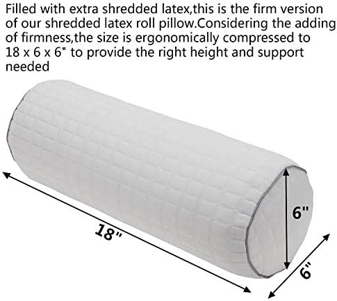 Kingnex Cylinder Bolster Roll Pillow - Image 4