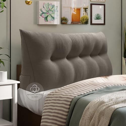 WOWMAX Wedge Headboard Pillow Full Reading Pillow by WOWMAX