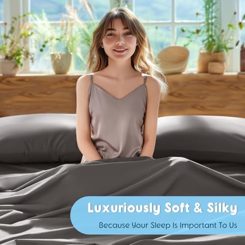 SONORO KATE 1000 Series 100% Egyptian Cotton Full Sheets, Extra Deep Pocket - Image 4