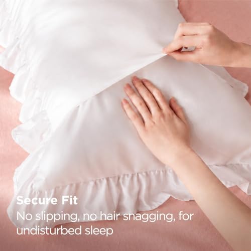 Bedsure Ruffle Body Pillow Cover - Image 4