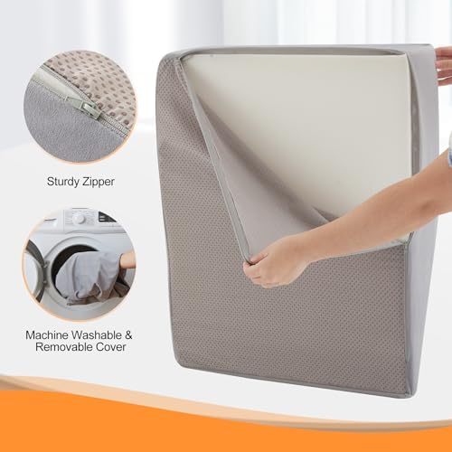 Ruqmuis Leg Elevation Pillow for After Surgery, 6inch Foam Leg Elevating Pillow - Image 5