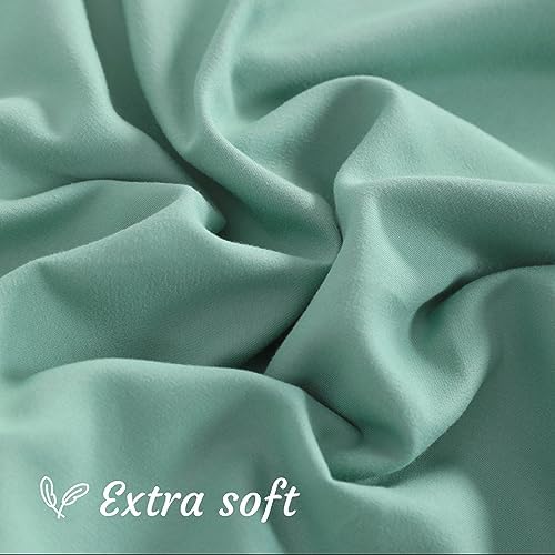 NTBAY Body Microfiber Pillowcases, Mint Green - Image 6