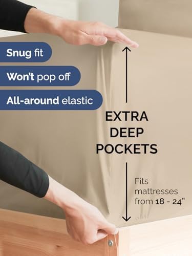 CGK Linens Extra Deep Full Fitted Sheet - Image 2