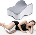 Long Knee Pillow for Side Sleepers Separates Full Thighs for Alignment by Anzhixiu