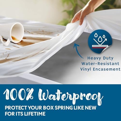 Guardmax Heavy Duty Vinyl Box Spring Cover - Image 4