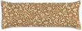 Body Pillow Cover with Zipper, Fantasy Flowers Imitation Silk Long Pillow Case by Unknown
