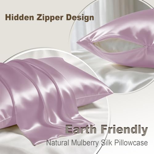 LYSHIN Silk Pillow Cases 2 Pack King Size - Image 2