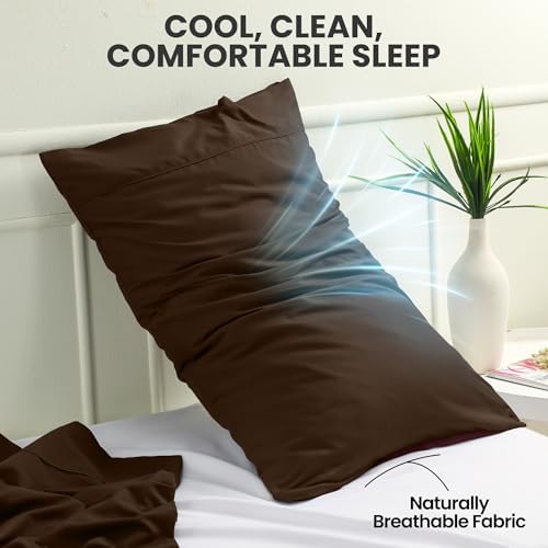 Pillow Cases King Size Set of 2, Ultra Soft Comfy Pillow Covers - Image 5