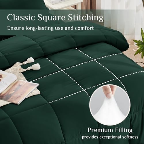 JOLLYVOGUE King Comforter Set, Ultra-Soft Bed in a Bag King Size 7 Pieces - Image 3