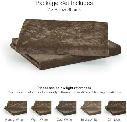 PHF Truly Velvet Pillowcases Standard Size 20" x 26", No Insert - Image 6