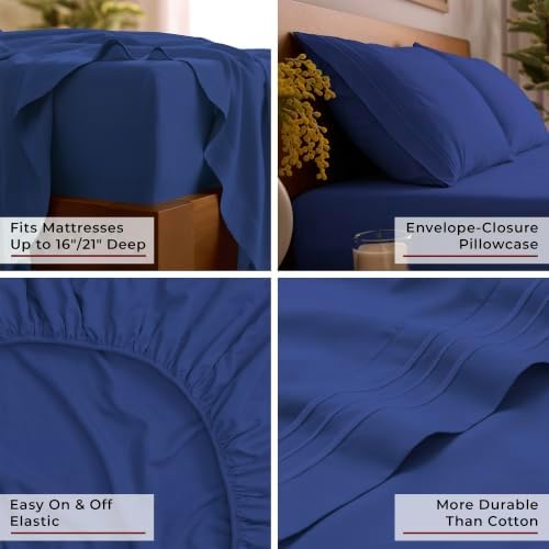 Mellanni Iconic 3-Piece, Ultra Soft Sheet Set - Image 5