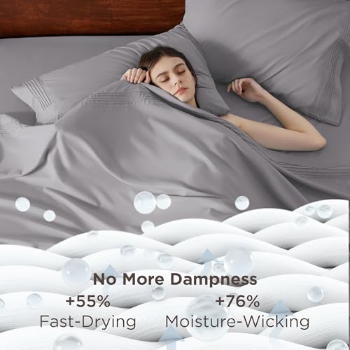 Bedsure Deep Pocket Full Size Bed Sheets Set - Image 3