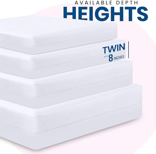 Waterproof Zippered Mattress Protector Twin Size - Image 2