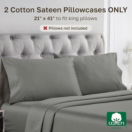 California Design Den 1000 Thread Count Pillow Cases King - Image 3