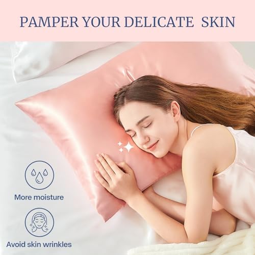 BEDELITE Satin Pillowcases, Small King 20x36 Inch - Image 4