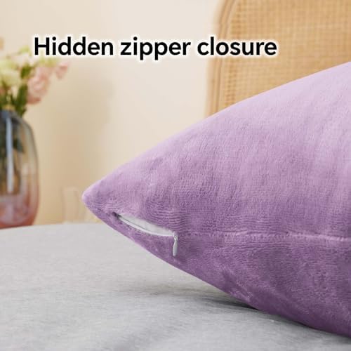 BEDELITE Flannel Pillow Cases Queen Size Set of 2, 20x30 Inches - Image 6