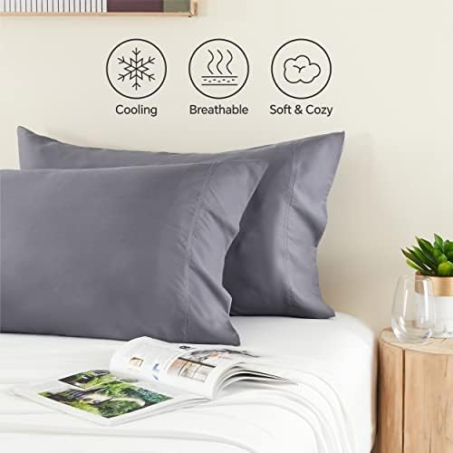 BEDELITE Cooling Pillow Cases for Hot Sleepers & Night Sweats, Rayon Derived - Image 6