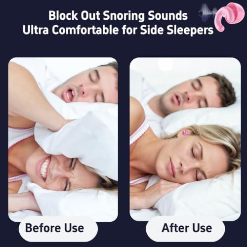 Noise Cancelling Ear Plugs Sleep 33dB NRR Side Sleep Small Ear - Image 3