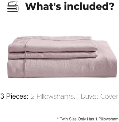 Simple&Opulence 100% French Linen Duvet Cover Set - Image 5