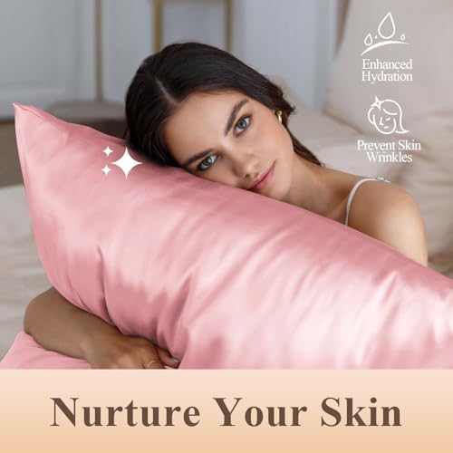 Silk Like Satin Pillowcase Standard Size, 2 Pack, 20x26 Inches - Image 4