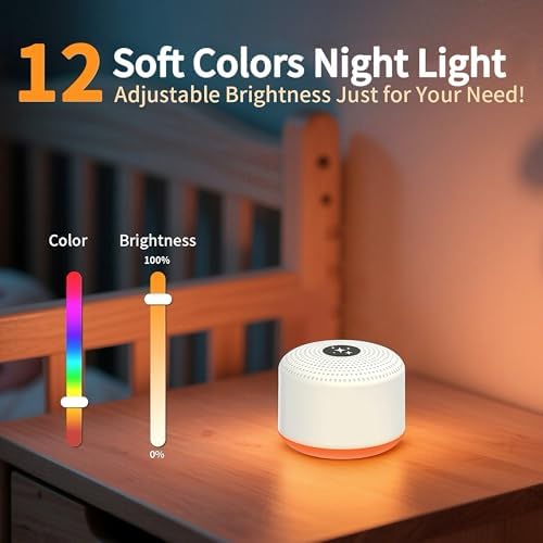 Soothing Sounds White Noise Machine Portable Sleep Machines - Image 4