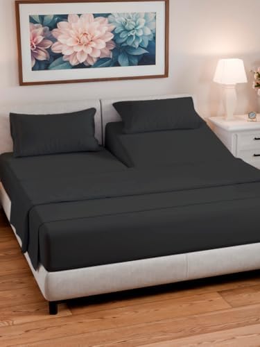 Flex Top Split Head King 4 Piece Sheet Set - Image 2