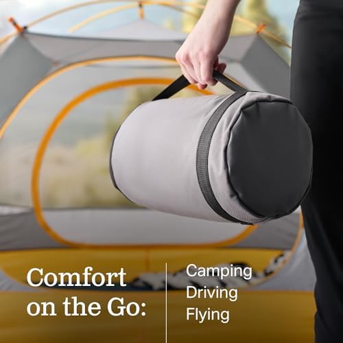 WEEKENDER Cooling Gel Memory Foam Camping Pillow – Travel Size, Ventilated - Image 3
