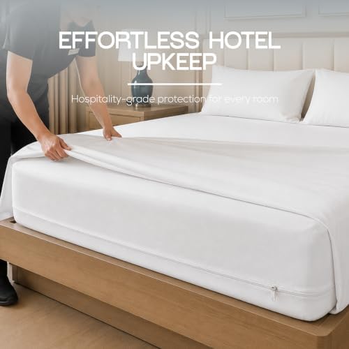 Bulk 10-Pack Hotel Full Size Mattress Encasement 100% Waterproof - Image 5
