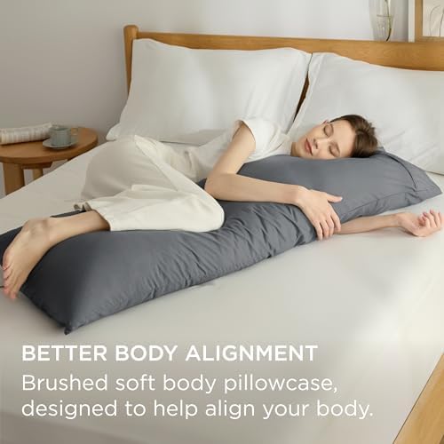 Bedsure 20x54 Body Pillow Case Cover - Image 2