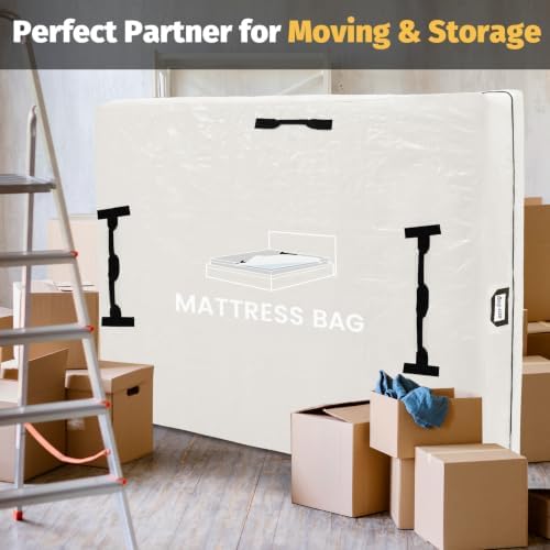 Mattress Bags for Moving and Storage, BETU Waterproof Mattress Protector King - Image 5
