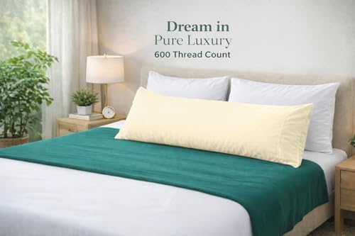 Cotton Delight Organic Cotton Body Pillow Cover 20x48 – 600 Thread Count Sateen - Image 7