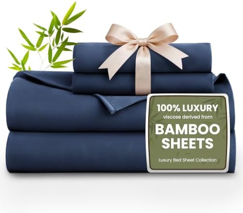Love's cabin 3 Piece Twin XL Sheet Set, 100% Rayon Derived from Bamboo by Lovescabin
