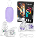 Hearprotek Concert Ear Plugs, 2 Pairs High Fidelity Ear Plugs by Hearprotek