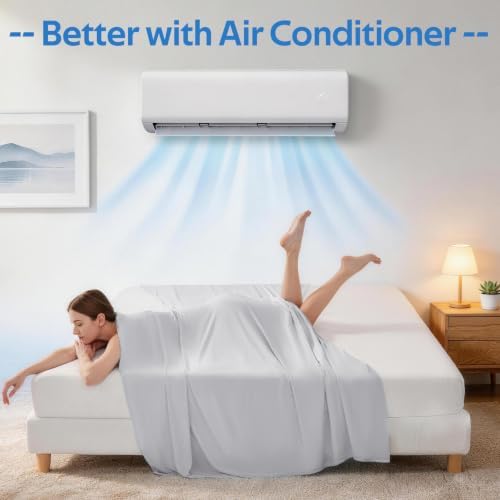 Cooling Sheet Queen Size Set 3 Pieces, Double-Sided Cooling Bed Sheets - Image 5