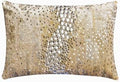 The HomeCentric Decorative Ivory & Gold Pack of 2, Velvet Foil & Crystal by TheHomeCentric