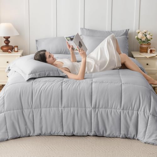 JOLLYVOGUE California King Comforter Set, Ultra-Soft Bed in a Bag Cal King Size - Image 6