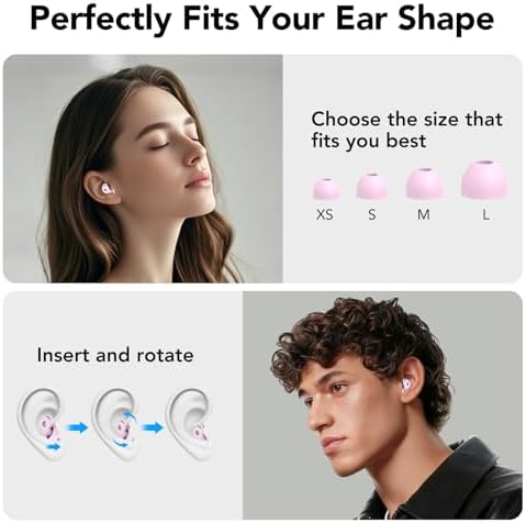Ear Plugs for Concert, Noise Cancelling Silicone Earplugs for Noise Reduction & - Image 7