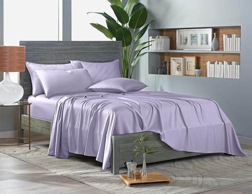 Pure Bamboo California King Sheets, Genuine 100% Organic Viscose Derived from - Image 3