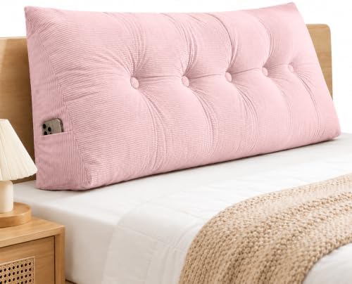 Dorm Headboard Pillow Twin XL Dorm Bed Wedge Cushion, Bed Backrest Bolster by Unknown
