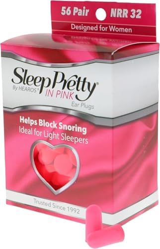 HEAROS Sleep Pretty in Pink, 56 Pair, NRR 32, PU Foam, Petite Sized - Image 2
