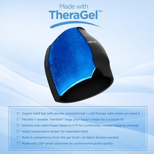 TheraICE Migraine Relief Cap, Soothing Headache Hat Ice Pack Mask - Image 4